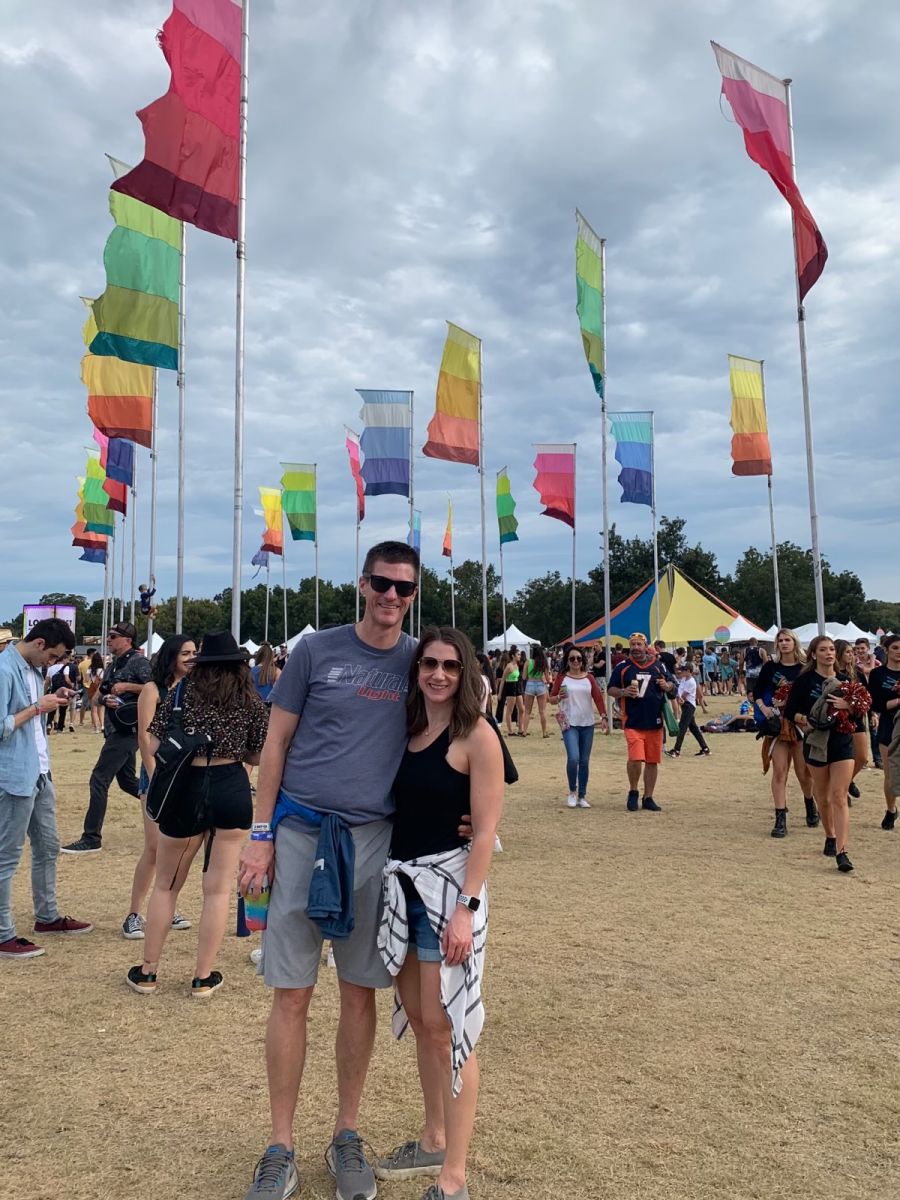 Nancy K And Her Husband At Austin City Limits